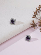 stone stud (purple) - Ruby Raang | Grocsy