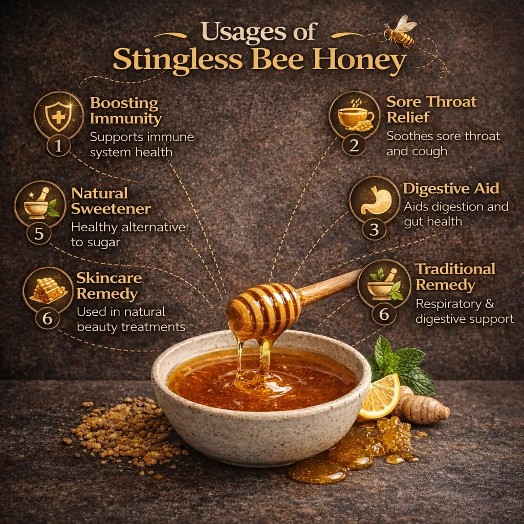 Village-Organica Raw Stingless Bee Honey | Grocsy