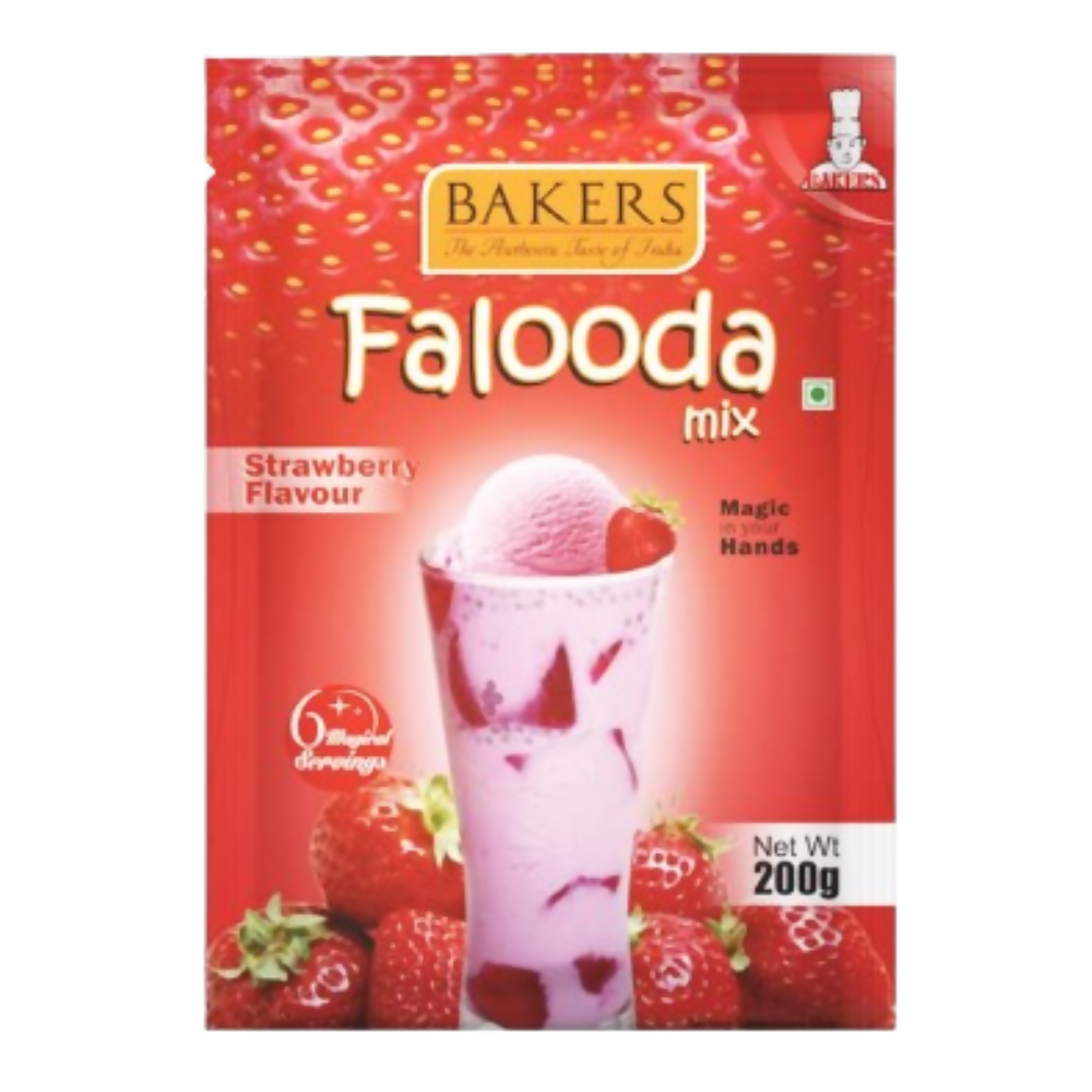 BAKERS Strawberry Flavored Falooda Mix | Grocsy