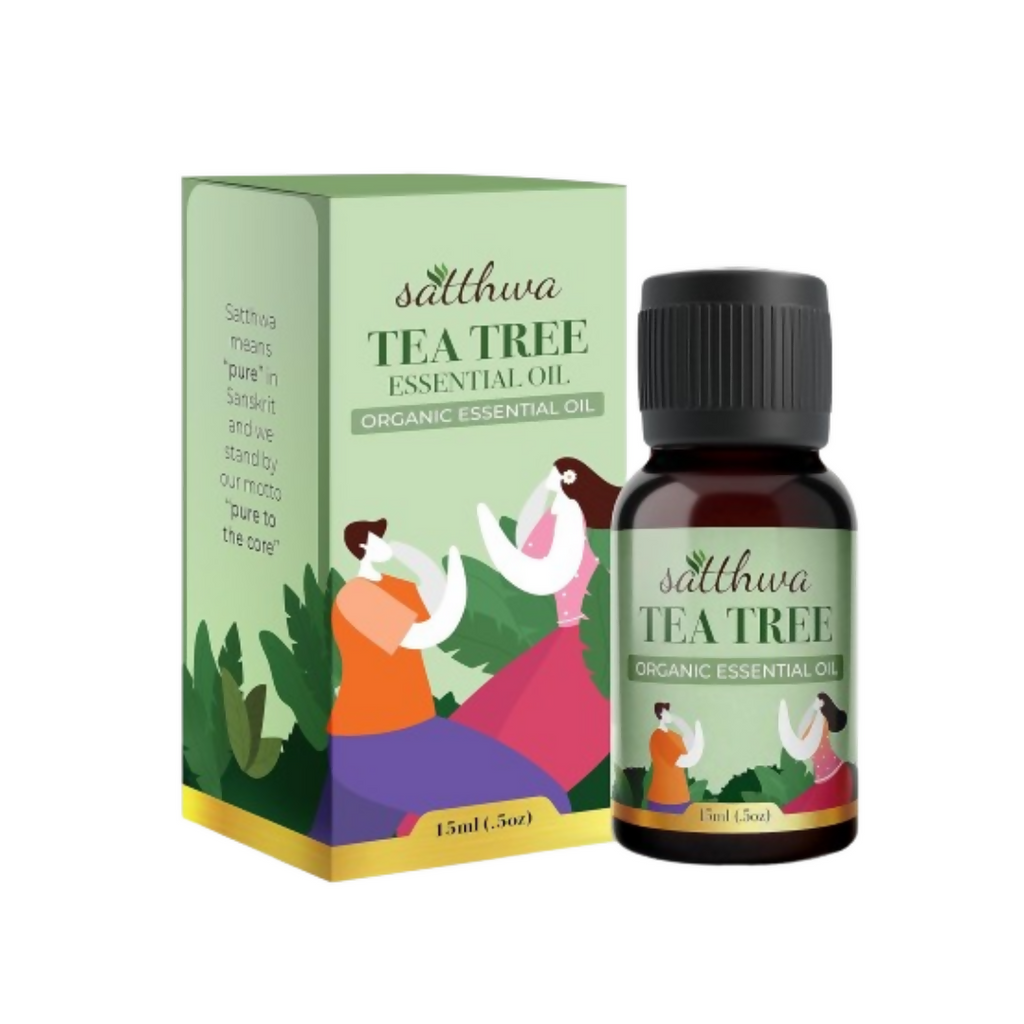 Satthwa Organic Tea Tree Essential Oil | Grocsy