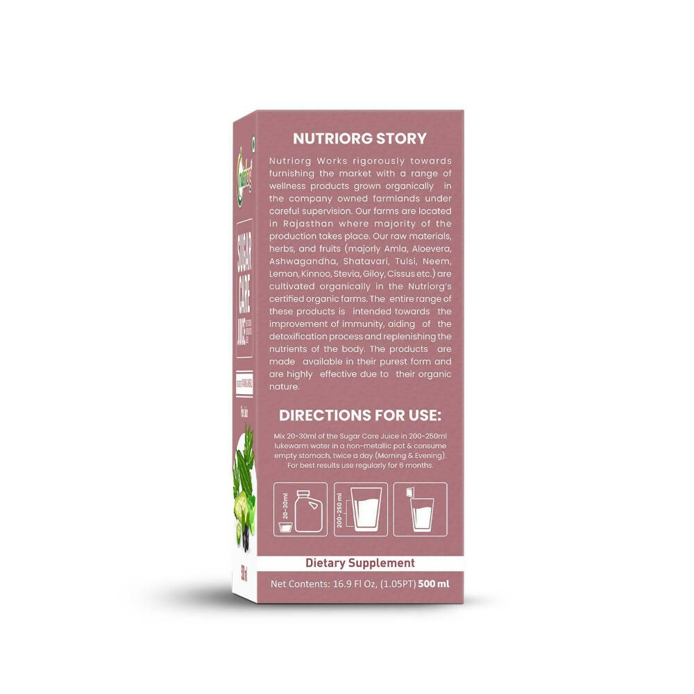 Nutriorg Sugar Care Juice | Grocsy