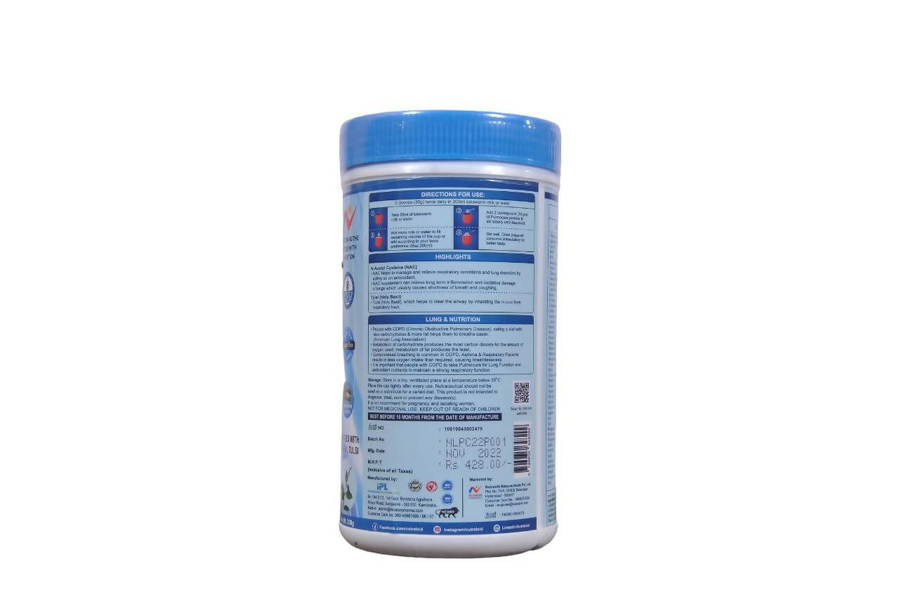 Nutraloid Pulmocure For Lungs Care Protein Powder | Grocsy