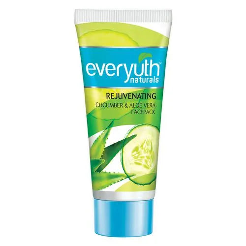 Everyuth Naturals Rejuvenating Cucumber & Aloe Vera Face Pack | Grocsy