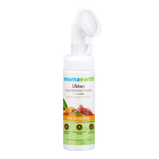 Mamaearth Ubtan Foaming Face Wash for Tan Removal | Grocsy