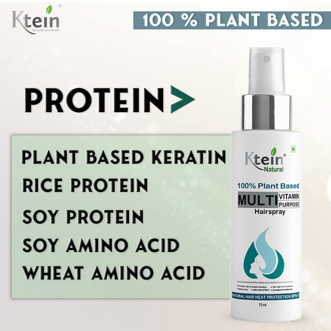 Ktein Natural 100% Plant Based Multi Vitamin Purpose with Deep Nourishment Hairspray For Hair | Grocsy