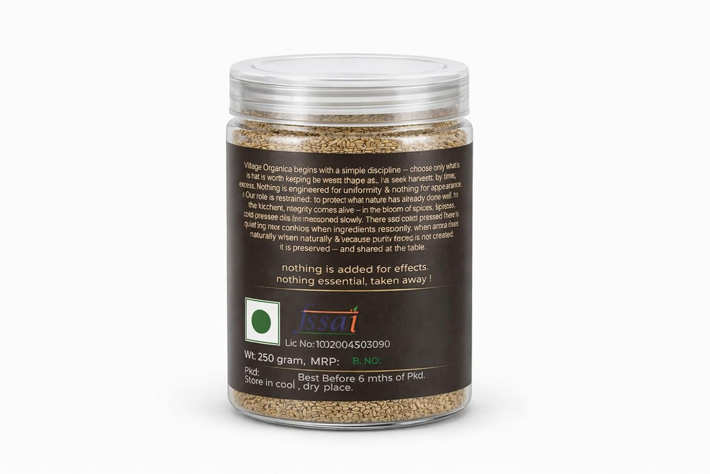 Village-Organica Ajwain Seeds | Grocsy