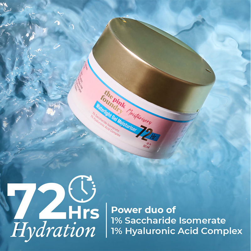 The Pink Foundry 72Hr Waterlight Gel Moisturiser | Grocsy