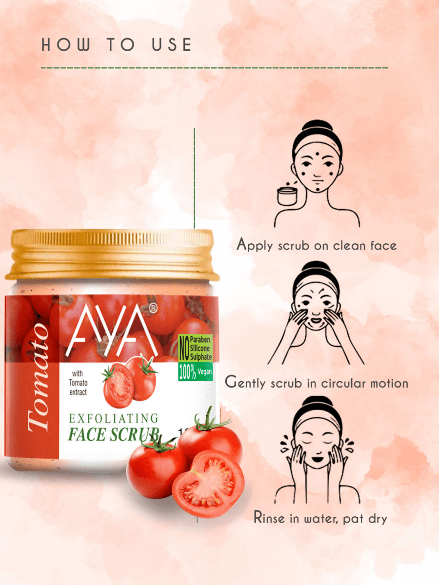 AYA Tomato Exfoliating Face Scrub | Grocsy