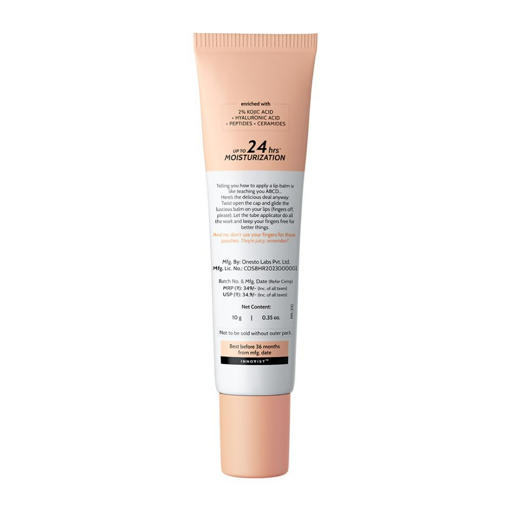 Chemist At Play Peach Lip Jelly Lip Balm With SPF 50 PA++++ | Grocsy