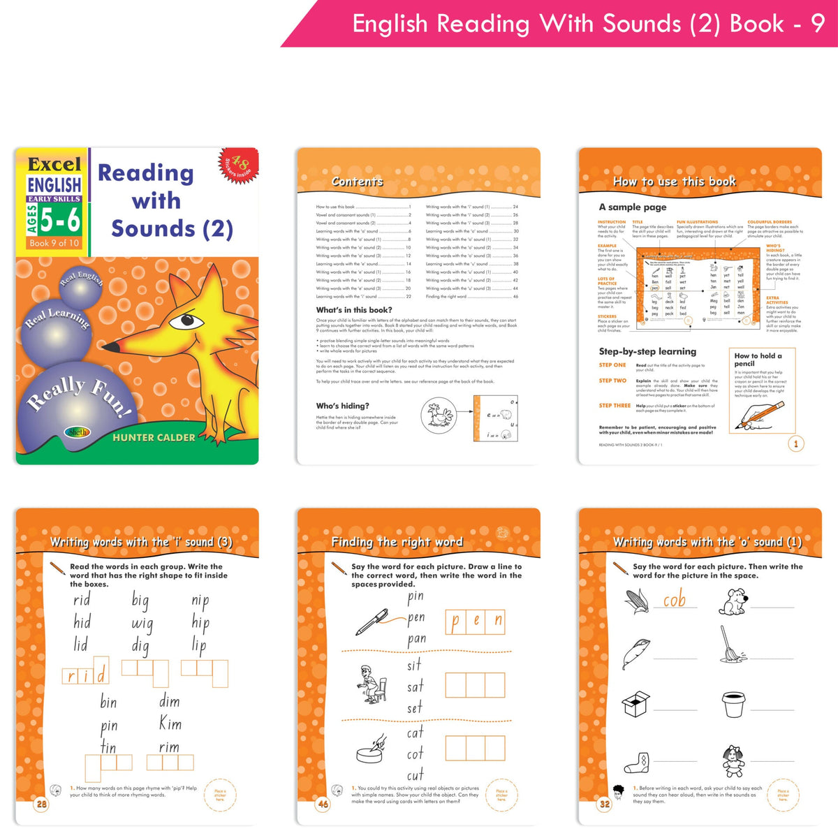 Excel Early Skills English & Maths Books Set of 19| Ages 3-6 Years| Learning Alphabet, Numbers, Patterns etc. | Grocsy