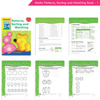 Excel Maths Early Skills Ages 3 - 4 Years (Set of 3) | Mathematics Book for Kids Nursery | Maths Combo Book Set | Grocsy