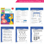 Excel Maths Early Skills Ages 5-6 Year Books for Senior KG| Set of 4| Numbers, Addition, Subtraction, Multiply, Divide | Grocsy