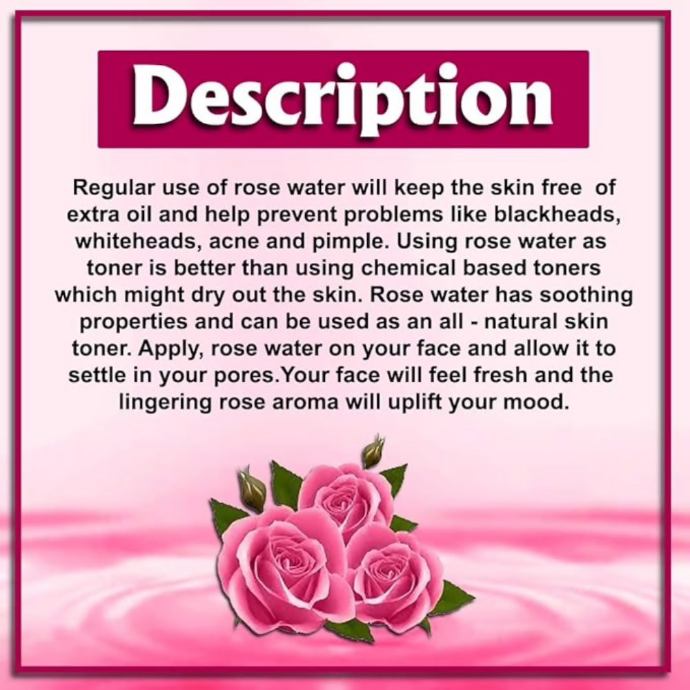 VedicAyurveda Rose water | Grocsy