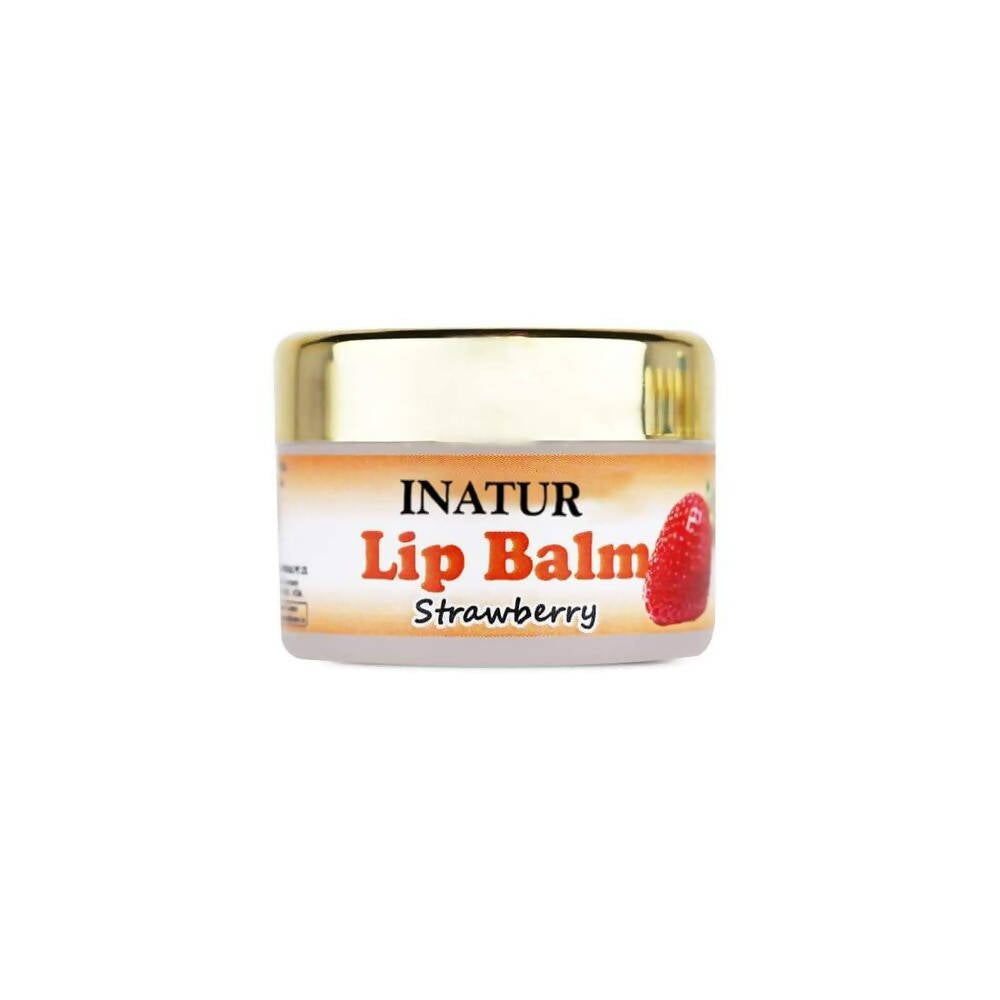 Inatur Strawberry Lip Balm | Grocsy
