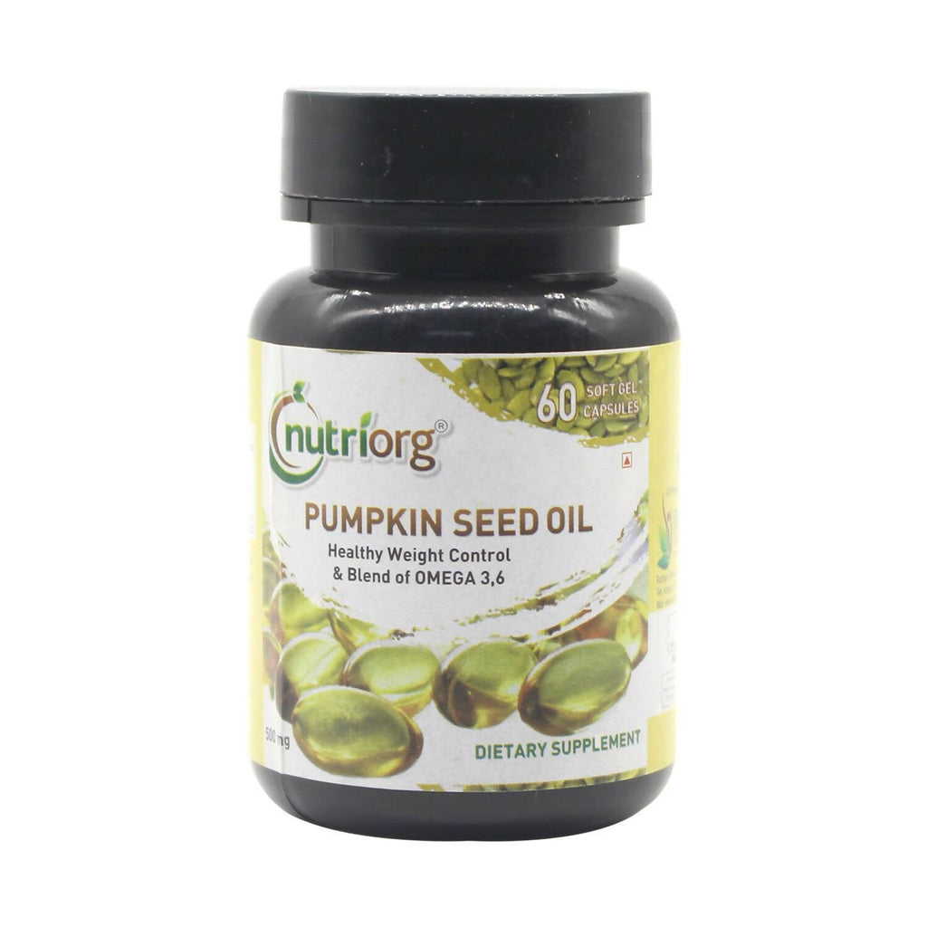 Nutriorg Pumpkin Seed Oil Soft Gel Capsules | Grocsy