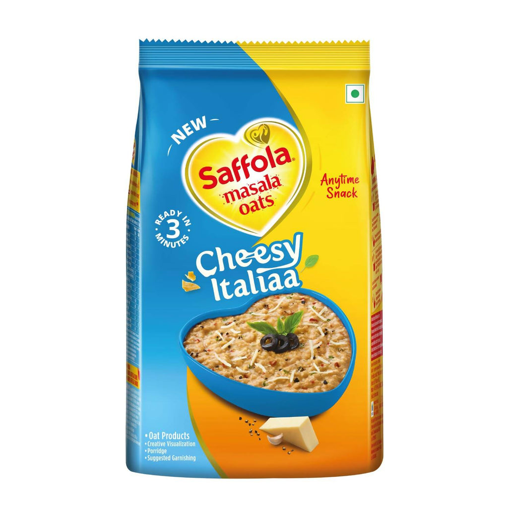 Saffola Cheesy Italian Masala Oats | Grocsy