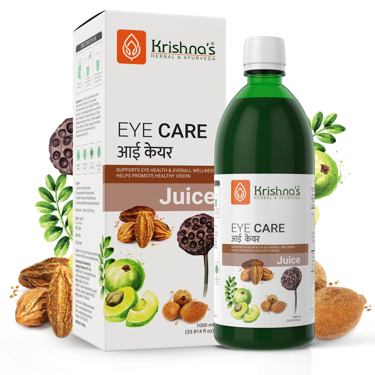 Krishna'S Herbal & Ayurveda Eye Care Juice | Grocsy