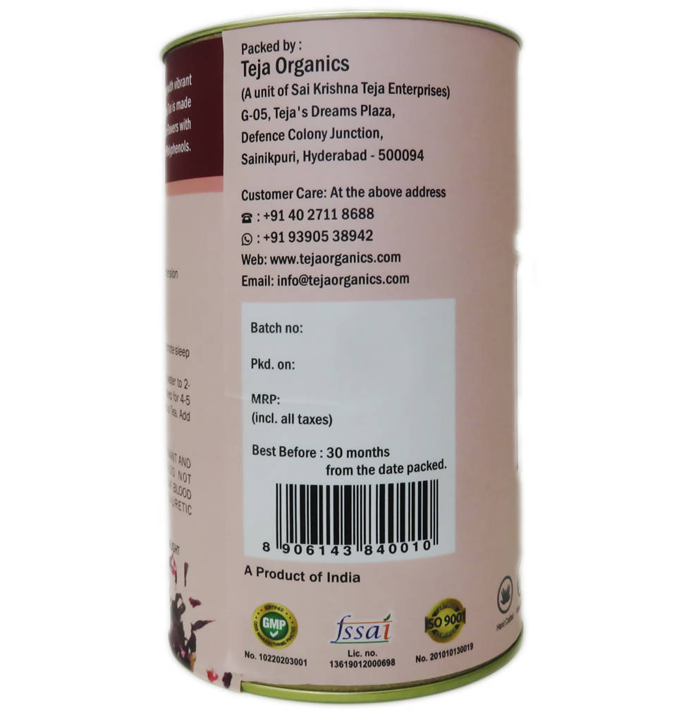 Teja Organics Hibiscus Tea | Grocsy