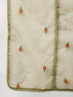 Green Organza Embroidered Kurta with Bottom & Dupatta - Salimar | Grocsy