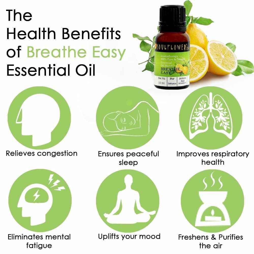 Soulflower Breathe Easy Essential Oil | Grocsy