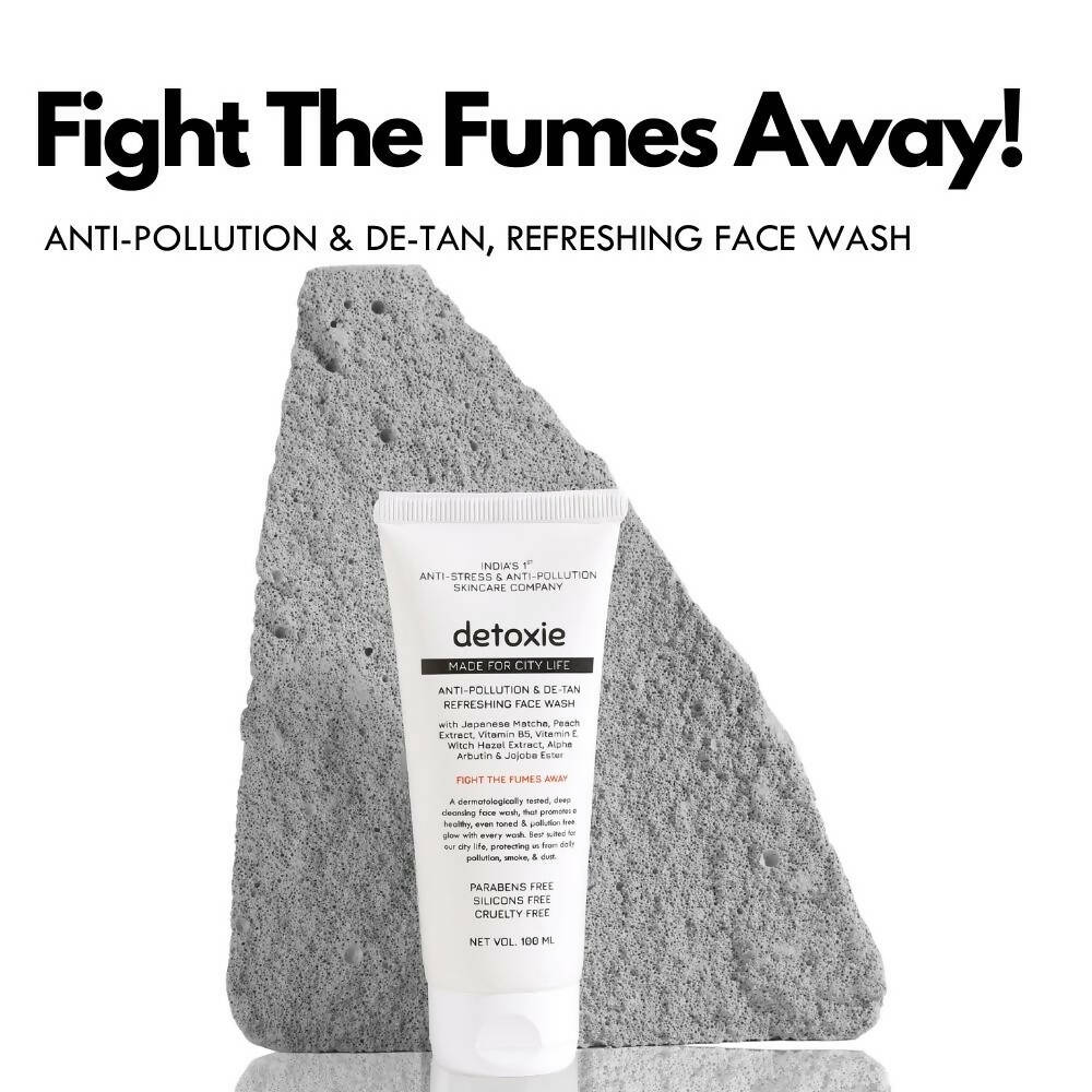 Detoxie Anti-Pollution & De-Tan Refreshing Face Wash | Grocsy