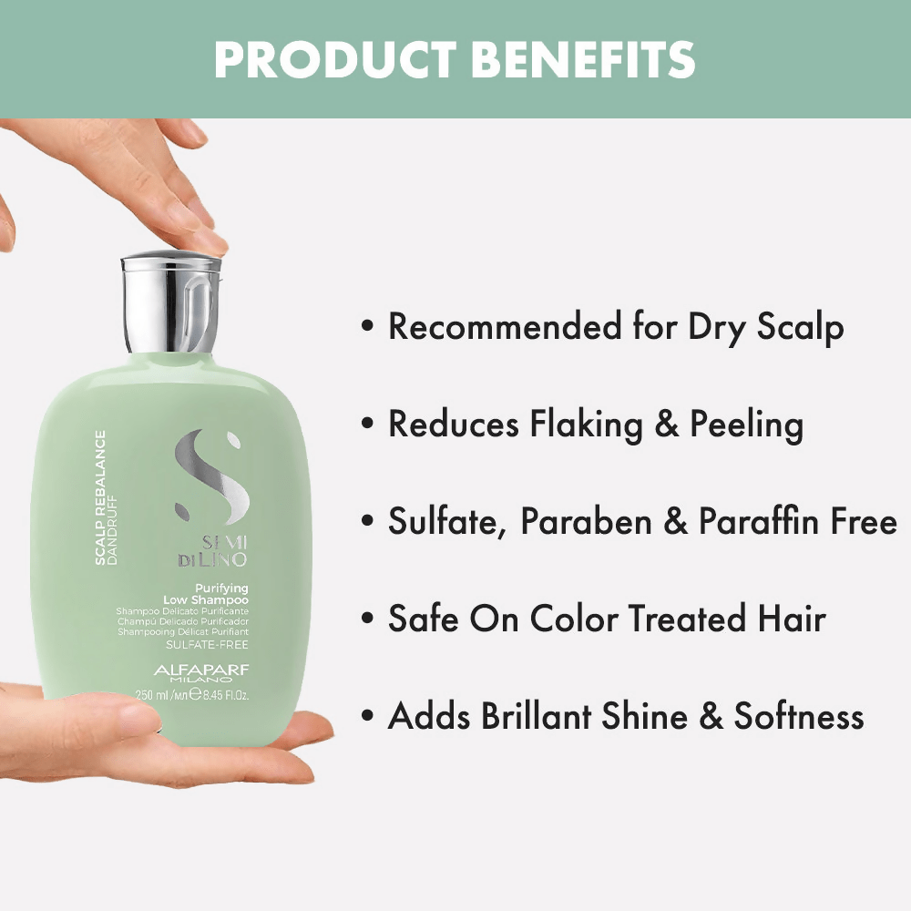 Alfaparf Milano Scalp Rebalance Purifying Shampoo Reduces Dandruff | Grocsy