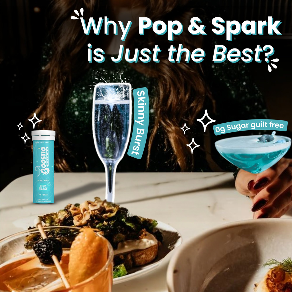 BOOSTIQ Pop & Spark Effervescent Tablets - Berry Blast | Grocsy