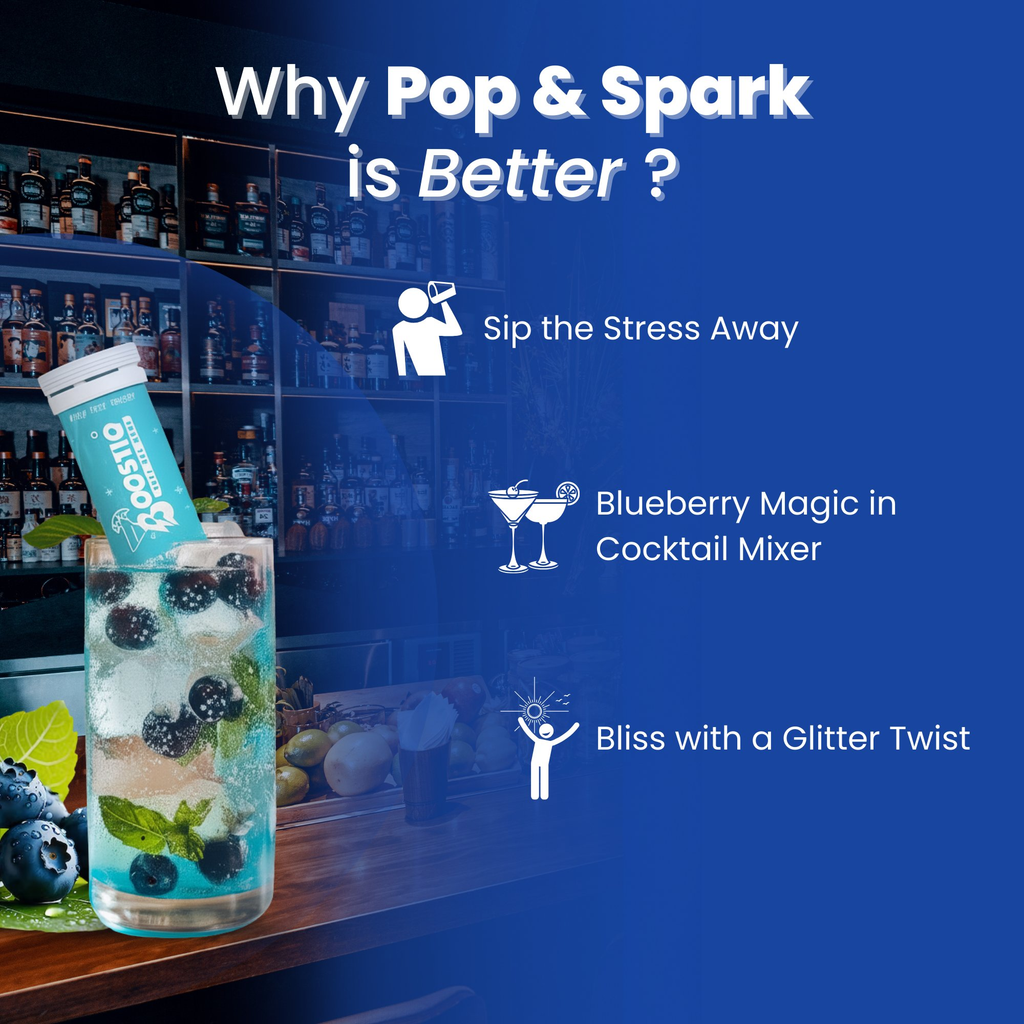 BOOSTIQ Pop & Spark Effervescent Tablets - Berry Blast | Grocsy