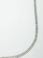 NVR Women's Silver-Plated AD-Studded Double Layered Kamarbandh Waist Chain | Grocsy