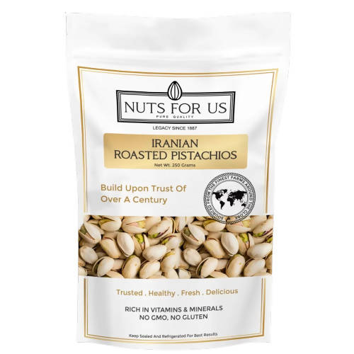 Nuts For Us Roasted Iranian Pistachios (Slightly Salted) | Grocsy