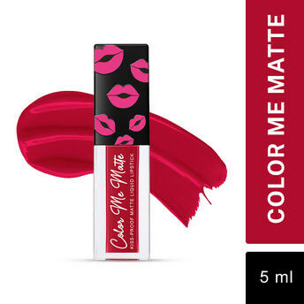 Jaquline USA Color Me Matte Liquid Lipstick - Sangria Red | Grocsy