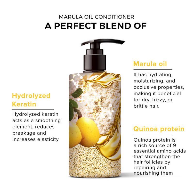 De Fabulous Marula Oil Sulphate Free Conditioner For All Hair Types | Grocsy