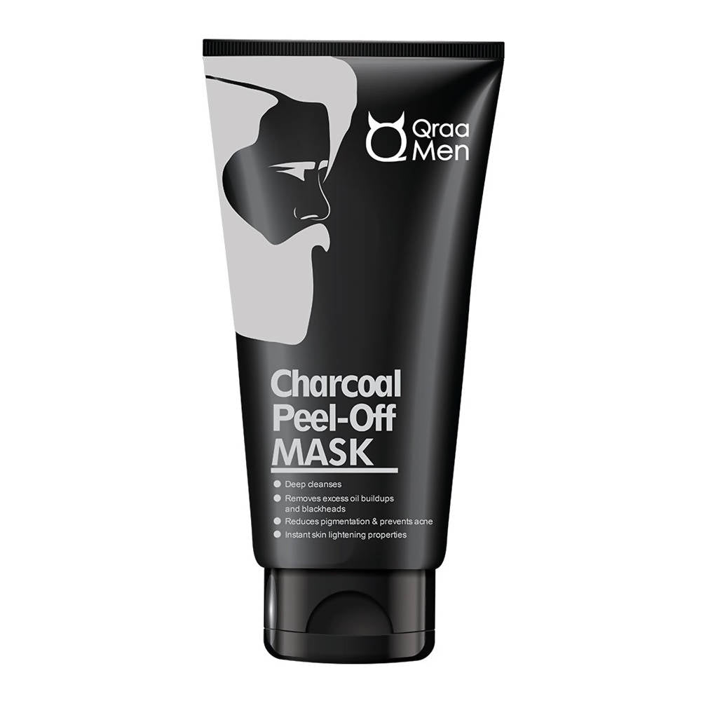 Qraa Men Charcoal Peel Off Mask for Men | Grocsy