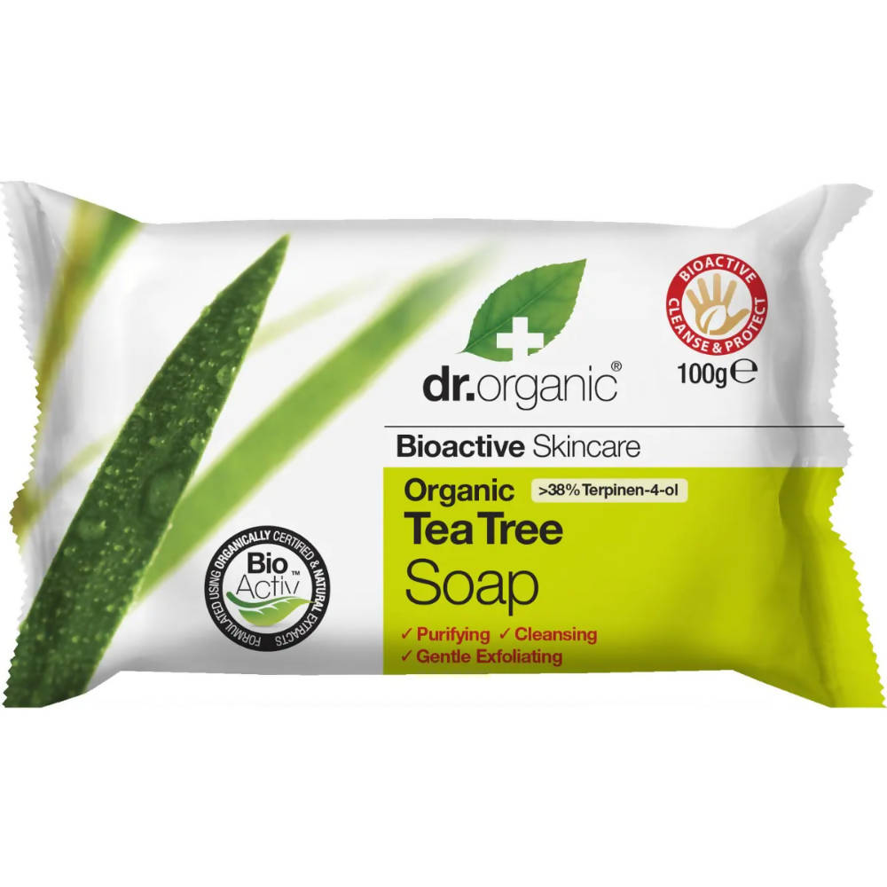 Dr.Organic Tea Tree Soap | Grocsy