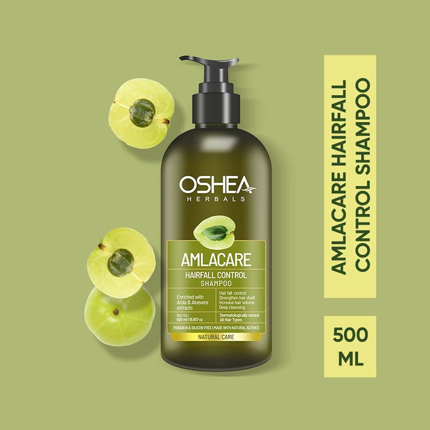 Oshea Herbals AmlaCare Hairfall Control Shampoo | Grocsy