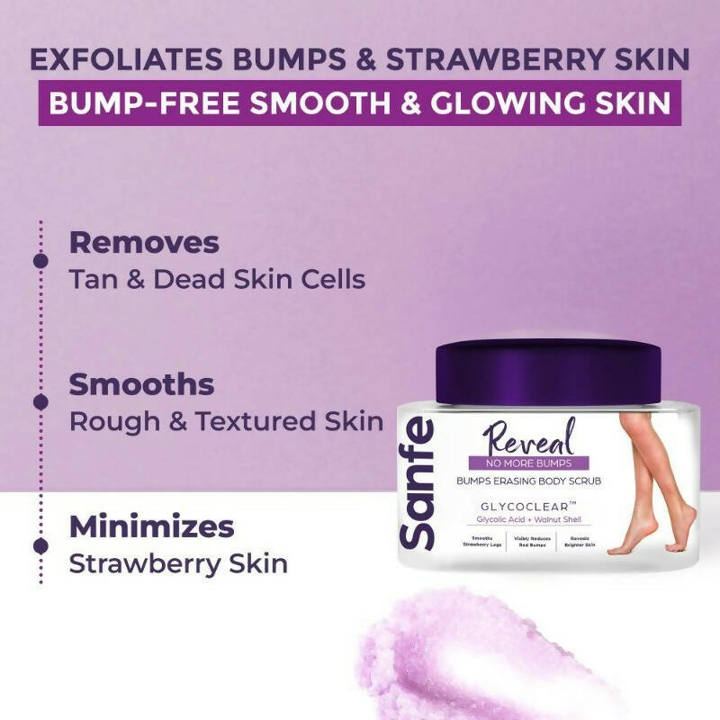 Sanfe Reveal No More Bumps Erasing Body Scrub | Grocsy