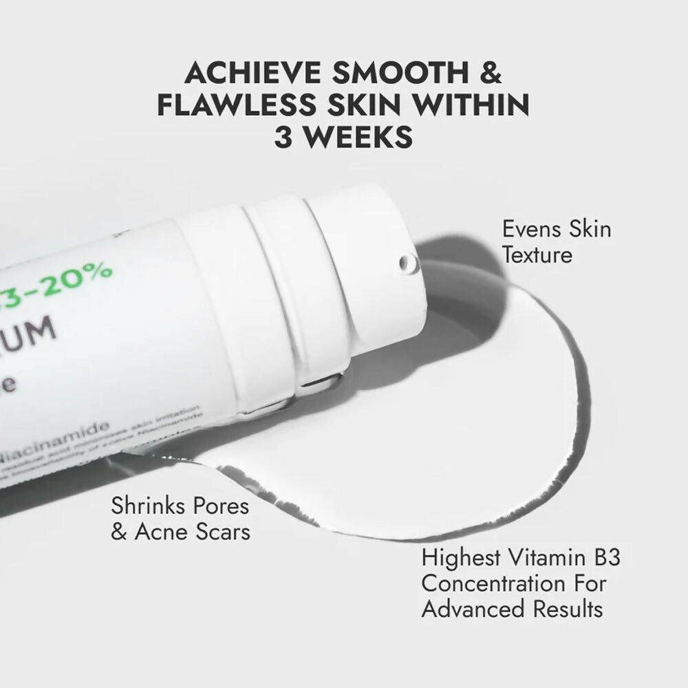 Cos-IQ Niacinamide Vitamin B3-20% Face Serum for Ultra Sensitive Skin | Grocsy