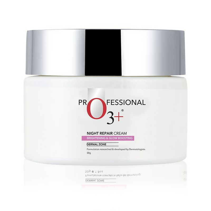 Professional O3+ Night Repair Cream Moisturiser For Brightening & Glow Boosting | Grocsy
