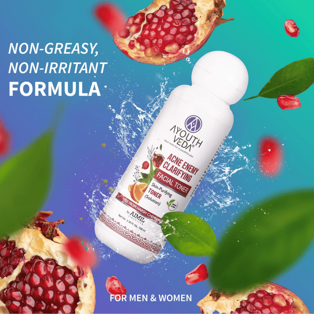 Ayouthveda Acne Enemy Clarifying Facial Toner | Grocsy