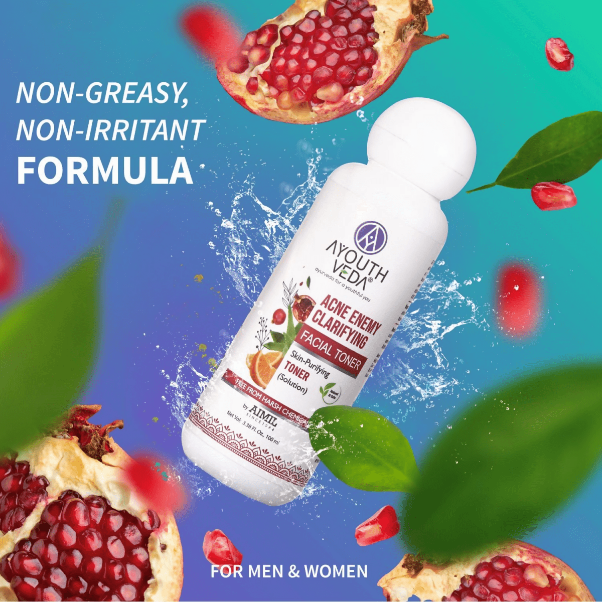 Ayouthveda Acne Enemy Clarifying Facial Toner | Grocsy