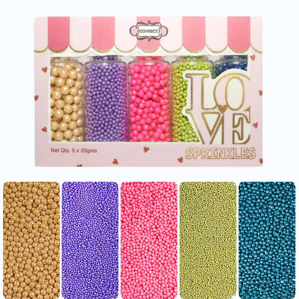 Confect Tropical Treat Disco Balls Assorted Sprinkles (DB-02) | Grocsy