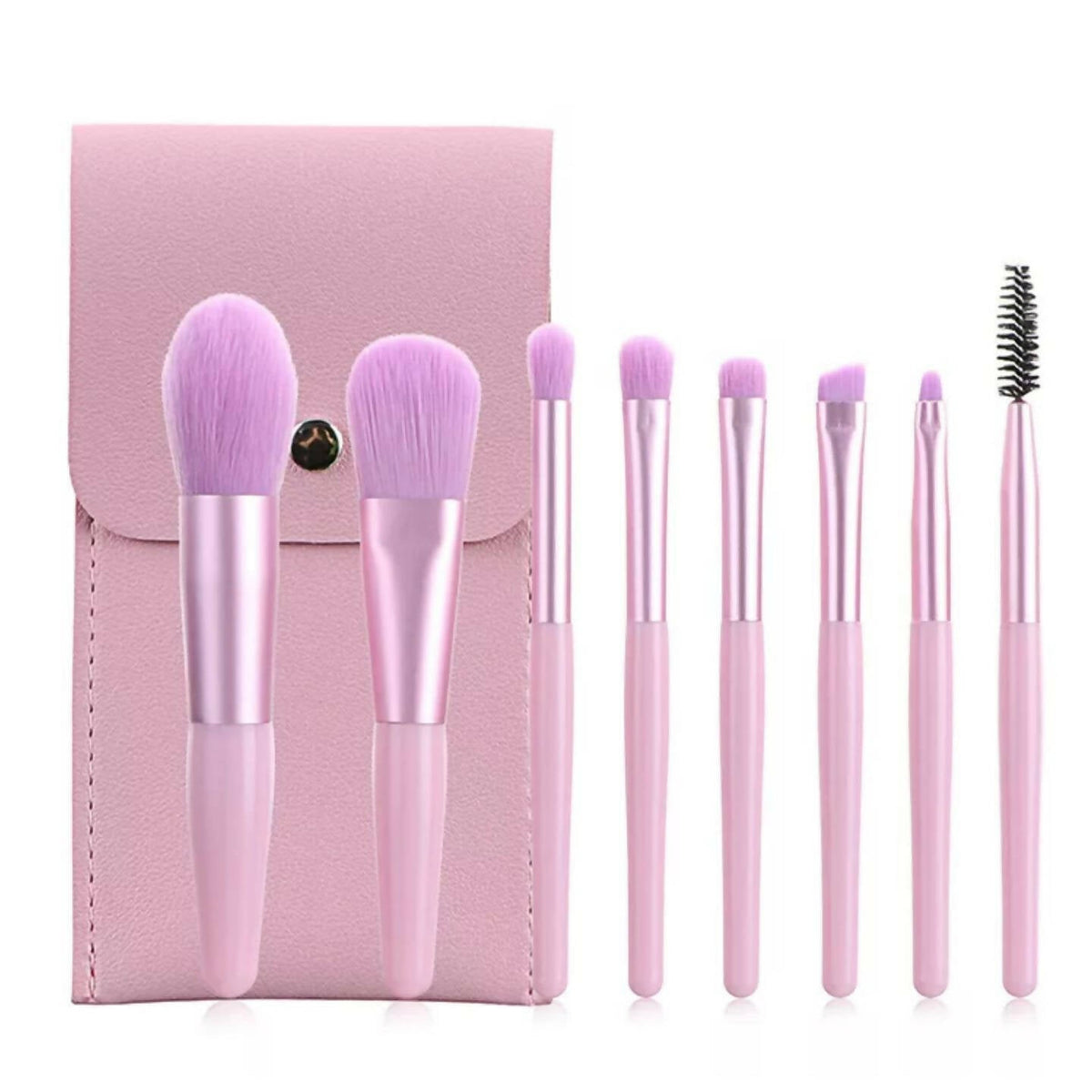 Favon Pack of 8 Professional Makeup Brushes with Free Pouch | Grocsy