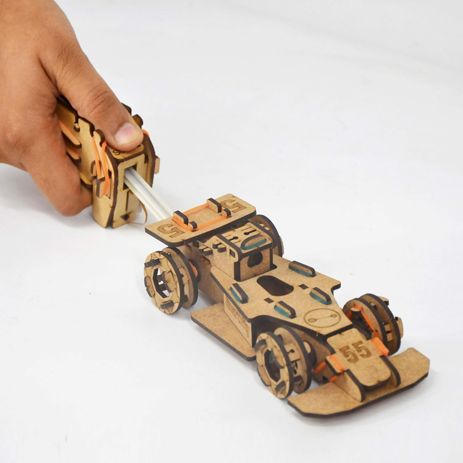 Smartivity Speedster 3D Wooden Model Engineering STEM Learning Toy For Kids Ages 6 and Up | Grocsy