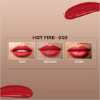 Colorbar Powerkiss Vegan Matte Lipcolor- Hot Fire | Grocsy