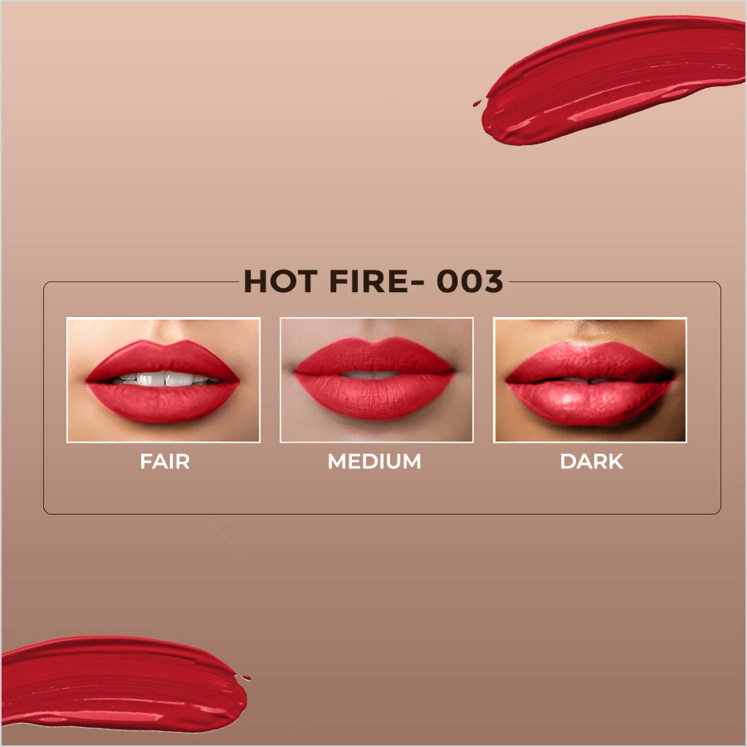 Colorbar Powerkiss Vegan Matte Lipcolor- Hot Fire | Grocsy