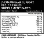 Livestamin Hair Support Capsules | Grocsy