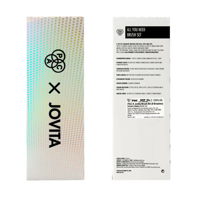 PAC X Jovita All You Need Brush Kit | Grocsy