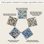 Confect Black, Blue & White | (01) Father's Day Sprinkles | Grocsy