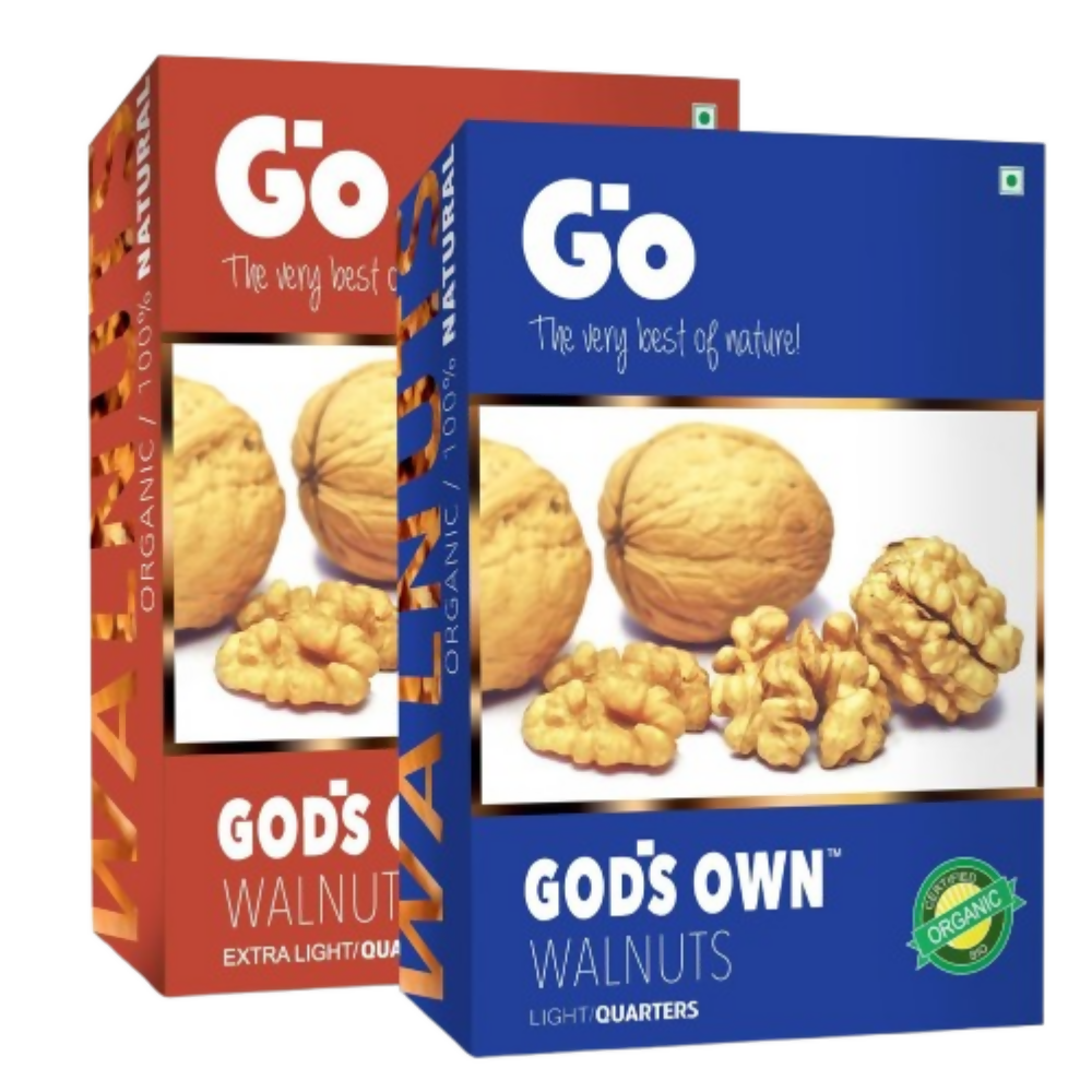 Go Organic Light Quarters & Extra Light Quarters Walnuts | Grocsy