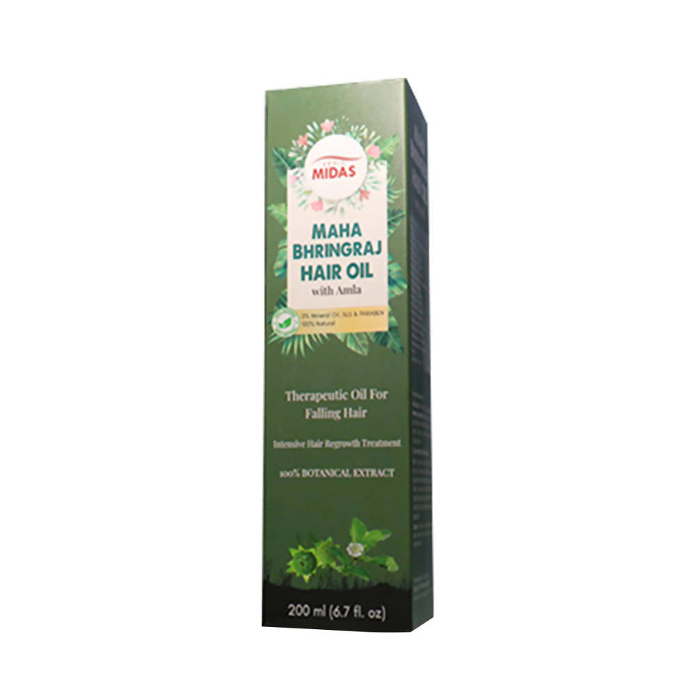 Vedic Midas Maha Bhringraj Hair Oil | Grocsy
